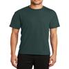 JustBlanks Mens Short Sleeves Regular Fit Casual Workout Performance Blend T-Shirt - Dark Green - M view 1