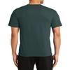 JustBlanks Mens Short Sleeves Regular Fit Casual Workout Performance Blend T-Shirt - Dark Green - M view 2