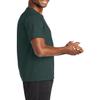 JustBlanks Mens Short Sleeves Regular Fit Casual Workout Performance Blend T-Shirt - Dark Green - M view 3