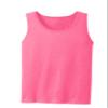 JustBlanks Mens Tank Tops Sleeveless Shirts for Men Workout Shirts for Men Tank T-Shirt Gym Sleeveless T-Shirt - Neon Pink - S view 4