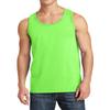 JustBlanks Mens Tank Tops Sleeveless Shirts for Men Workout Shirts for Men Tank T-Shirt Gym Sleeveless T-Shirt - Neon Green - S view 1