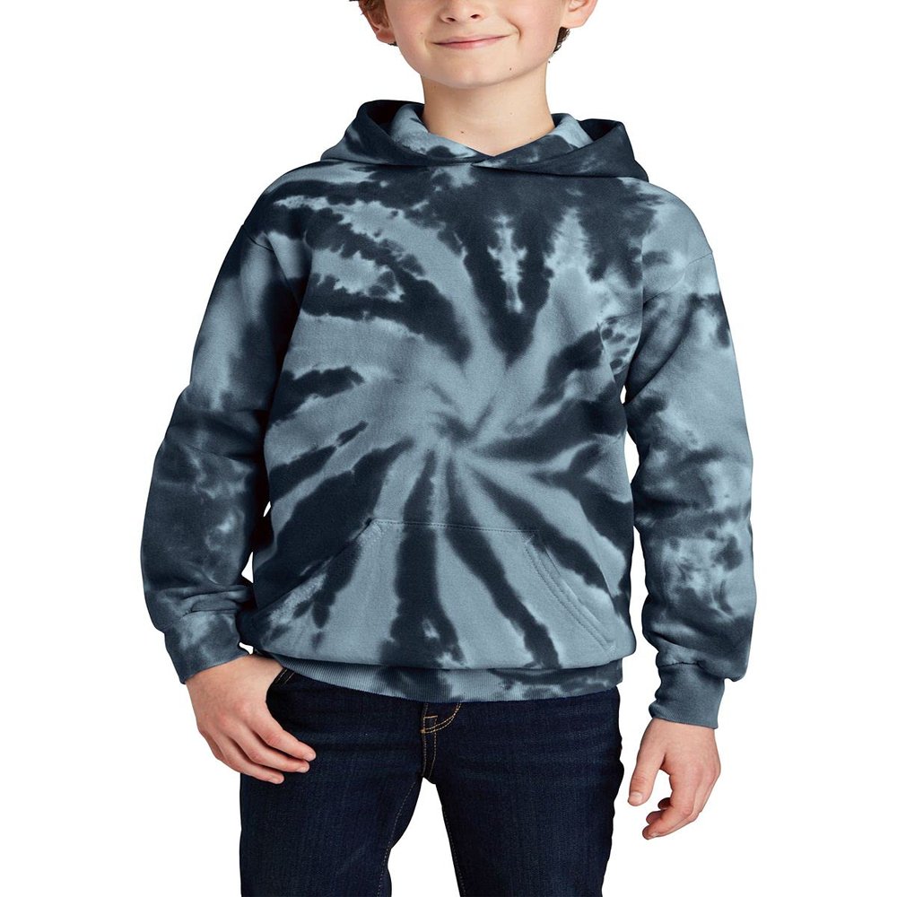 JustBlanks Youth Classic Hoodie Sweatshirt - Casual with Front pocket Comfortable Hooded Pullover Sweatshirts for Boy's - Black - XS