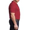 JustBlanks Short Sleeves Men's Polo Shirt Regular-fit Performance Jersey Lightweight Athletic Polo Shirt for Men - Red/Black - X-Small view 3
