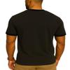 JustBlanks Men's Ringer Tee Shirt - Cotton T-Shirts Short Sleeves Crewneck T-Shirt for Men - Dark Heather Grey/Jet Black - S view 2