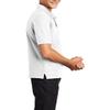 JustBlanks Boy Short Sleeve Youth Polo Performance Shirt Silk Touch Youth Polo Shirts for Boys Y500 - White - Small view 3