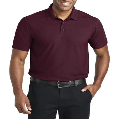 JustBlanks Short Sleeves Polo Shirt for Men's Jersey Regular-fit Sportwear Athletic Golf Polo Shirt for Men - Maroon - Small