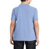 JustBlanks Boy Short Sleeve Youth Polo Performance Shirt Silk Touch Youth Polo Shirts for Boys Y500 - Light Blue - Large view 2