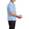 JustBlanks Boy Short Sleeve Youth Polo Performance Shirt Silk Touch Youth Polo Shirts for Boys Y500 - Light Blue - Large view 3