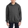 JustBlanks Youth Hoodies for Boys Girls Fleece Sweatshirt Children Pull on Hoody sweatshirt Youth Hooded Sweatshirt - Dark Heather Grey - XS view 1