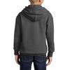JustBlanks Youth Hoodies for Boys Girls Fleece Sweatshirt Children Pull on Hoody sweatshirt Youth Hooded Sweatshirt - Dark Heather Grey - XS view 2
