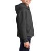 JustBlanks Youth Hoodies for Boys Girls Fleece Sweatshirt Children Pull on Hoody sweatshirt Youth Hooded Sweatshirt - Dark Heather Grey - XS view 3