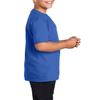 JustBlanks Youth Short Sleeves Regular Fit Casual Workout Performance Blend T-Shirt - True Royal - S view 2