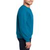 JustBlanks Cozy Fleece Sweatshirts for Men - Soft Plain Crewneck Pullover, Warm Crew Neck Mens Sweatshirt - Neon Blue - 3X view 3