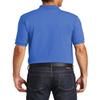 JustBlanks Mens Cotton Golf Polo Shirts for Men Short Sleeves Mens Polo Shirts with Pocket Core Blend Jersey Knit - Royal - S view 2