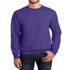 JustBlanks Mens Long Sleeve Sweatshirt Fleece Performance Crewneck Sweatshirts for Men - Purple - 2XL view 1