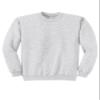 JustBlanks Cozy Fleece Sweatshirts for Men - Soft Plain Crewneck Pullover, Warm Crew Neck Mens Sweatshirt - Ash - L view 4