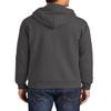 JustBlanks Men Full-Zip Hoodie Sweatshirt - Winter Outerwear Relaxed Fit Performance Fleece Hooded Sweatshirts for Men's - Charcoal - L view 2