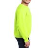 JustBlanks Mens Long Sleeve Sweatshirt Fleece Performance Crewneck Sweatshirts for Men - Safety Green - M view 4