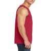 JustBlanks Mens Tank Tops Sleeveless Shirts for Men Workout Shirts for Men Tank T-Shirt Gym Sleeveless T-Shirt - Red - L view 3