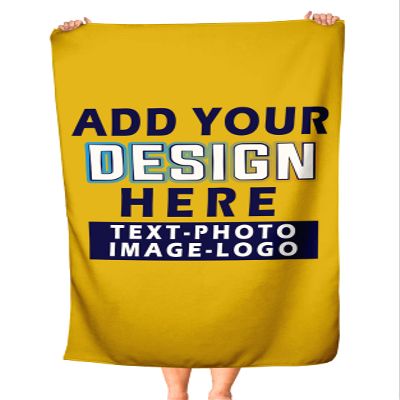 TEEAMORE Personalized Fitness Gym Towel Add Your Image Logo Yoga Pilates and Workout Towels (23X42 inches)
