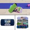 TEEAMORE Personalized Fitness Gym Towel Add Your Image Logo Yoga Pilates and Workout Towels (23X42 inches) view 4