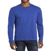 JustBlanks Mens Casual Long Sleeves Regular Fit Fan Favorite Blend Crew Neck T-Shirt - True Royal Heather - M view 1