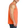 JustBlanks Mens Tank Tops Sleeveless Shirts for Men Workout Shirts for Men Tank T-Shirt Gym Sleeveless T-Shirt - Neon Orange - S view 3