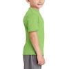 JustBlanks Youth Short Sleeves Regular Fit Casual Workout Performance Blend T-Shirt - Lime - XS view 2