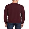 JustBlanks Cozy Fleece Sweatshirts for Men - Soft Plain Crewneck Pullover, Warm Crew Neck Mens Sweatshirt - Maroon - M view 2