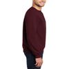 JustBlanks Cozy Fleece Sweatshirts for Men - Soft Plain Crewneck Pullover, Warm Crew Neck Mens Sweatshirt - Maroon - M view 3