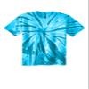 JustBlanks Tie Dye T-Shirt for Women and Men - 100% Cotton Short Sleeve Summer Shirt - Unisex Rainbow Shirt - Soft and Comfortable Round Neck T Shirts view 1