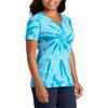 JustBlanks Tie Dye T-Shirt for Women and Men - 100% Cotton Short Sleeve Summer Shirt - Unisex Rainbow Shirt - Soft and Comfortable Round Neck T Shirts view 4