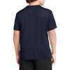 JustBlanks Youth Short Sleeves Regular Fit Casual Workout Performance Crew Neck T-Shirt - Deep Navy - M view 2
