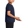 JustBlanks Youth Short Sleeves Regular Fit Casual Workout Performance Crew Neck T-Shirt - Deep Navy - M view 3