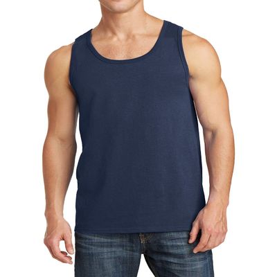 JustBlanks Mens Tank Tops Sleeveless Shirts for Men Workout Shirts for Men Tank T-Shirt Gym Sleeveless T-Shirt - Navy - M