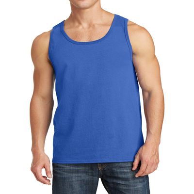 JustBlanks Mens Tank Tops Sleeveless Shirts for Men Workout Shirts for Men Tank T-Shirt Gym Sleeveless T-Shirt - Royal - XL
