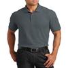 JustBlanks Men Polo Shirts Pique Polo Shirts for Men Short Sleeves 3 Button Performance Polo T Shirt - Graphite - L view 1