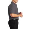JustBlanks Men Polo Shirts Pique Polo Shirts for Men Short Sleeves 3 Button Performance Polo T Shirt - Graphite - L view 3