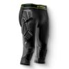 Storelli BodyShield 3/4 Goalkeeper Leggings 2, High-Impact Protection, Sweat-Wicking, UV-Resistant Athletic Bottoms for Soccer & Heavy-Duty Sports | Black | Extra Large view 1