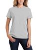 JustBlanks Women Short Sleeve Crew Neck Tee Shirt Regular Fit Tees for Womens - Ash - 3XL view 1