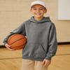 JustBlanks Youth Hoodies for Boys Girls Fleece Sweatshirt Children Pull on Hoody sweatshirt Youth Hooded Sweatshirt - Athletic Heather - S view 3