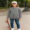 JustBlanks Youth Hoodies for Boys Girls Fleece Sweatshirt Children Pull on Hoody sweatshirt Youth Hooded Sweatshirt - Athletic Heather - S view 4