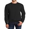 JustBlanks Mens Long Sleeve Sweatshirt Fleece Performance Crewneck Sweatshirts for Men - Jet Black - XL view 1