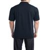 JustBlanks Men's Short Sleeves Stretch Pique Polo Shirt 5.5-Ounce,Cotton-Poly Flat Knit Collar Flat Knit Cuffs Polo Shirt for Men - Dress Blue Navy - X-Large view 2