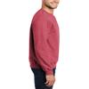 JustBlanks Cozy Fleece Sweatshirts for Men - Soft Plain Crewneck Pullover, Warm Crew Neck Mens Sweatshirt - Heather Red - XL view 3