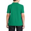 JustBlanks Boy Short Sleeve Youth Polo Performance Shirt Silk Touch Youth Polo Shirts for Boys Y500 - Kelly Green - X-Large view 2