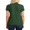 JustBlanks Womens Polo Shirts Short Sleeve Polo T Shirts Pique Polo Shirts for Women T-Shirts 4-Button Polo Tee - Deep Forest Green - M view 2