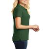 JustBlanks Womens Polo Shirts Short Sleeve Polo T Shirts Pique Polo Shirts for Women T-Shirts 4-Button Polo Tee - Deep Forest Green - M view 3