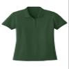 JustBlanks Womens Polo Shirts Short Sleeve Polo T Shirts Pique Polo Shirts for Women T-Shirts 4-Button Polo Tee - Deep Forest Green - M view 4