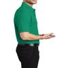 JustBlanks Men's Short Sleeves Silk Touch Polo Shirt 5-Ounce, Cotton-Poly Flat Knit Collar-Cuffs Polo Shirt for Men - Kelly Green - Medium view 2